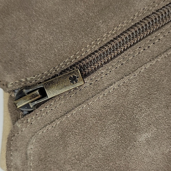 Lucky Brand Barstyn Boho Chic Ankle Boots Tan Size 8.5 - Picture 9 of 15